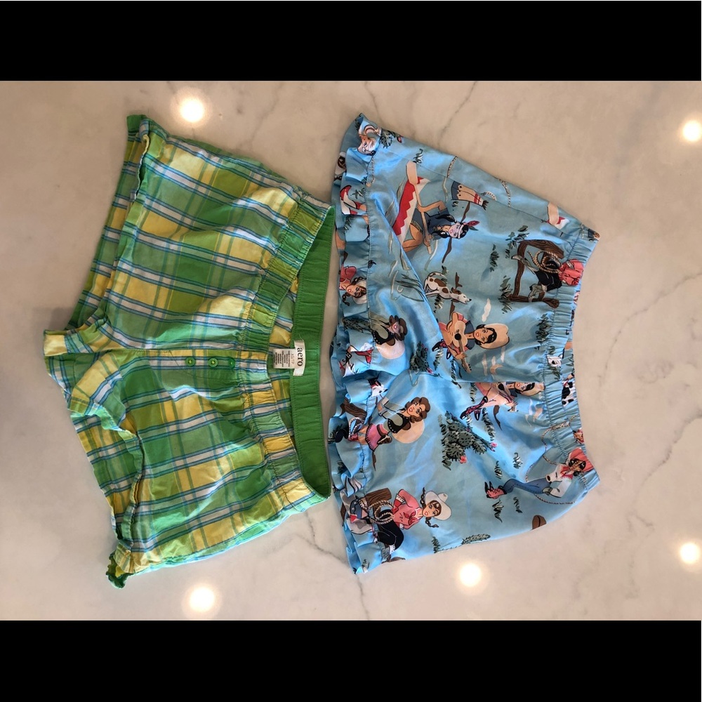 2 pairs of PJ shorts